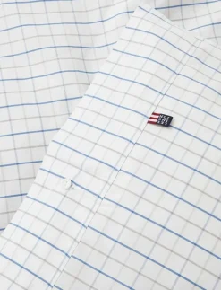 Checked Cotton Poplin Duvet Cover - Påslakan