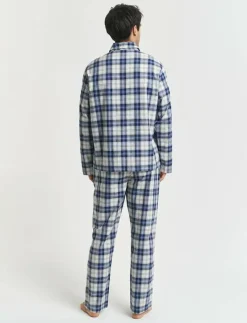 CHECKED PJ SET SHIRT AND PANTS - Pyjamas