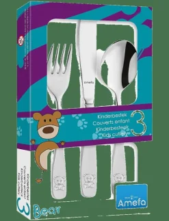 Children Cutlery Set Bear 3-psc - Bestick