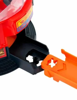 City Downtown Candy Shop Playset & 1:64 Scale Die-Cast Toy Car, Speed Snap Track - Kulbana
