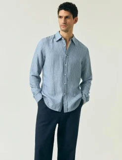 Classic Hemp Striped Shirt - Randiga skjortor