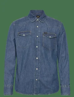 CLEAN REG WESTERN - Jeansskjortor