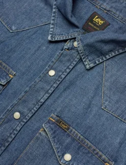 CLEAN REG WESTERN - Jeansskjortor