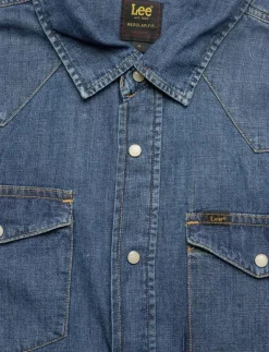 CLEAN REG WESTERN - Jeansskjortor