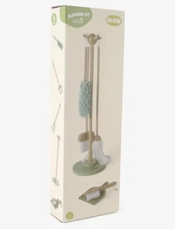 CLEANING SET WOOD IN GIFT BOX 6 PARTS - Leksaksverktyg