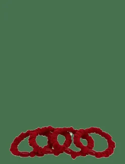 Cloe Tie Red 4pcs - Hårsnoddar
