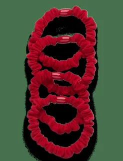 Cloe Tie Red 4pcs - Hårsnoddar