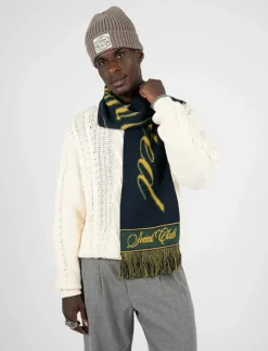 Clubhouse Jaquard Scarf Navy - Halsdukar