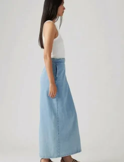 COLUMN WRAP SKIRT WRAPPED IN B - Midi kjolar