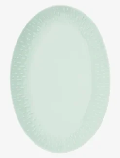 Confetti oval dish w/relief 1 pcs. giftbox - Serveringsfat & Uppläggningsfat
