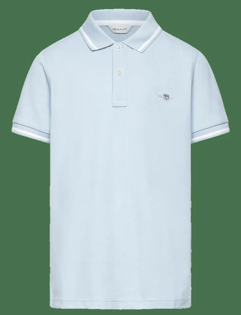 CONTRAST TIPPING SS PIQUE RUGGER - Kortärmade pikéer