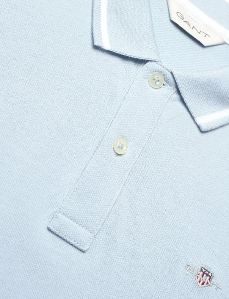 CONTRAST TIPPING SS PIQUE RUGGER - Kortärmade pikéer