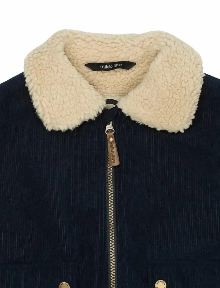 Corduroy Jacket w Teddy - Jacka