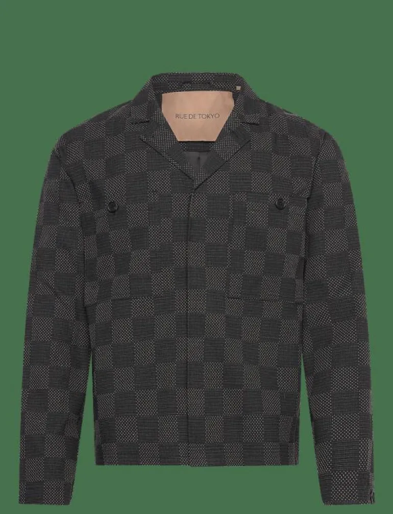 COSIMO JAPANESE SASHIKO CHECK - Jackor & rockar