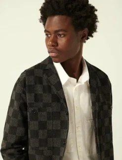 COSIMO JAPANESE SASHIKO CHECK - Jackor & rockar