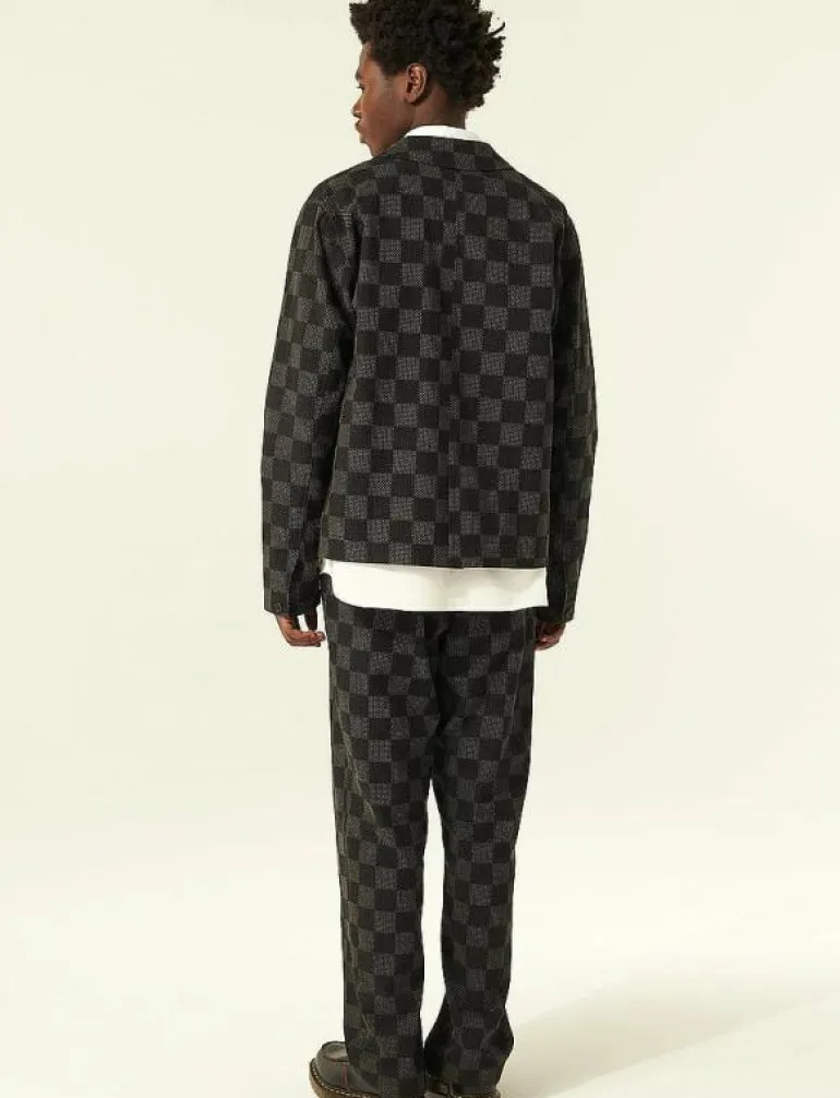 COSIMO JAPANESE SASHIKO CHECK - Jackor & rockar