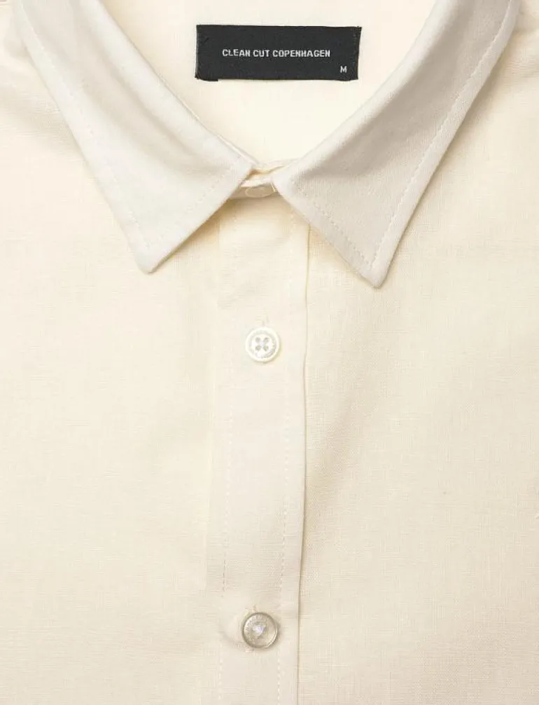 Cotton / Linen Shirt L/S - Linneskjortor