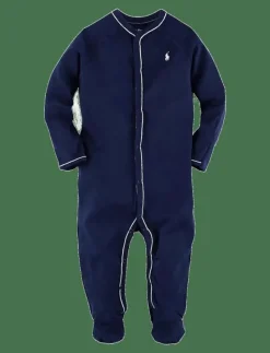 Cotton Footed Coverall - Långärmad body