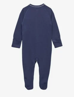 Cotton Footed Coverall - Långärmad body