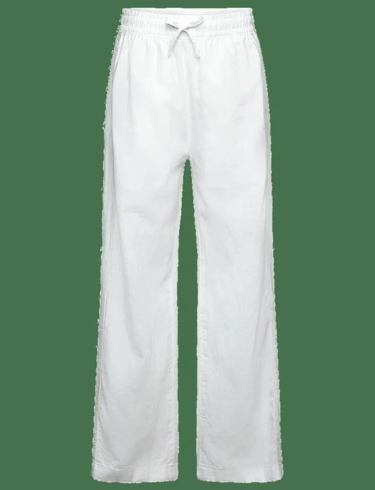 COTTON LINEN PANTS - Byxa