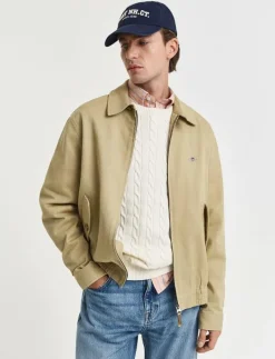 COTTON TWILL JACKET - Tunna jackor