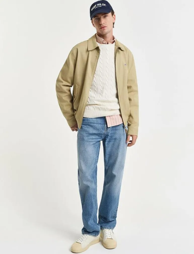 COTTON TWILL JACKET - Tunna jackor
