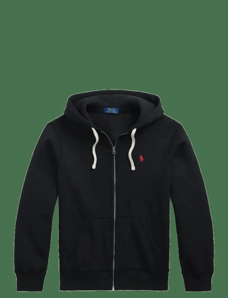 Cotton-Blend-Fleece Hoodie - Hoodies
