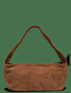 CPH BAG 510 suede cognac - Axelremsväskor