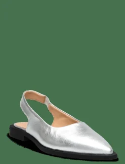 CPH416 leather black - Platta slingbacks