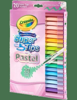 CRAYOLA 20 PASTEL SUPERTIPS - Färgpennor