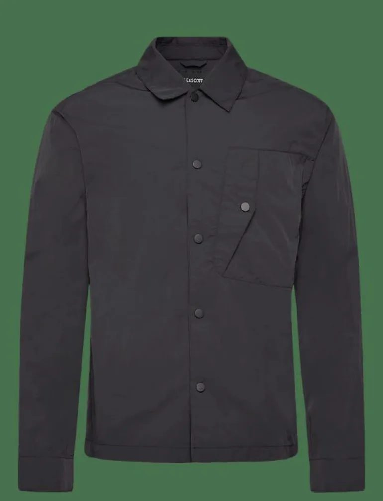Crinkle Nylon Overshirt - Jackor & rockar