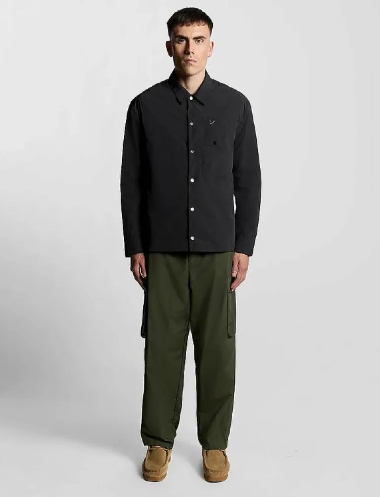 Crinkle Nylon Overshirt - Jackor & rockar