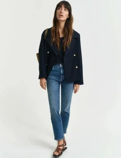 CROPPED SLIM STRETCH JEANS - Slim jeans