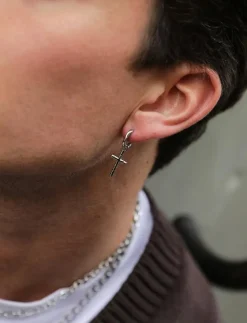 Cross Earrings - Örhängen