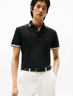 CUFF INTEREST SLIM FIT POLO - Kortärmade pikéer