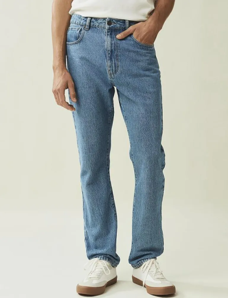 Curt Casual Blue Wash Denim - Relaxed jeans