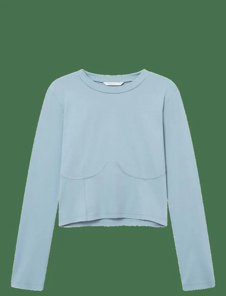 Curved Tee Nice - Långärmade tröjor