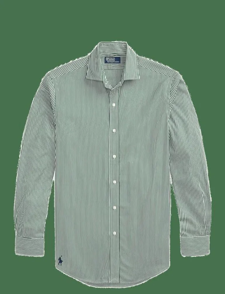 Custom Fit Striped Poplin Shirt - Mönstrade skjortor