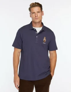 Custom Slim Polo Bear Mesh Polo Shirt - Kortärmade pikéer