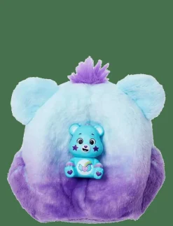 Cutie Reveal Care Bears Doll & Accessories, Series 2 Dream Bright Bear with 10 Surprises - Dockor