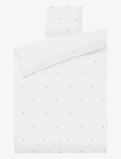 Daisy Påslakanset 150x210 cm vit/ljusblå SE - Påslakanset