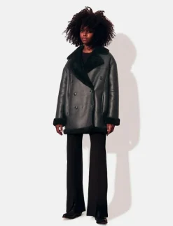 Daniella Faux Shearling Coat - Skinnjackor
