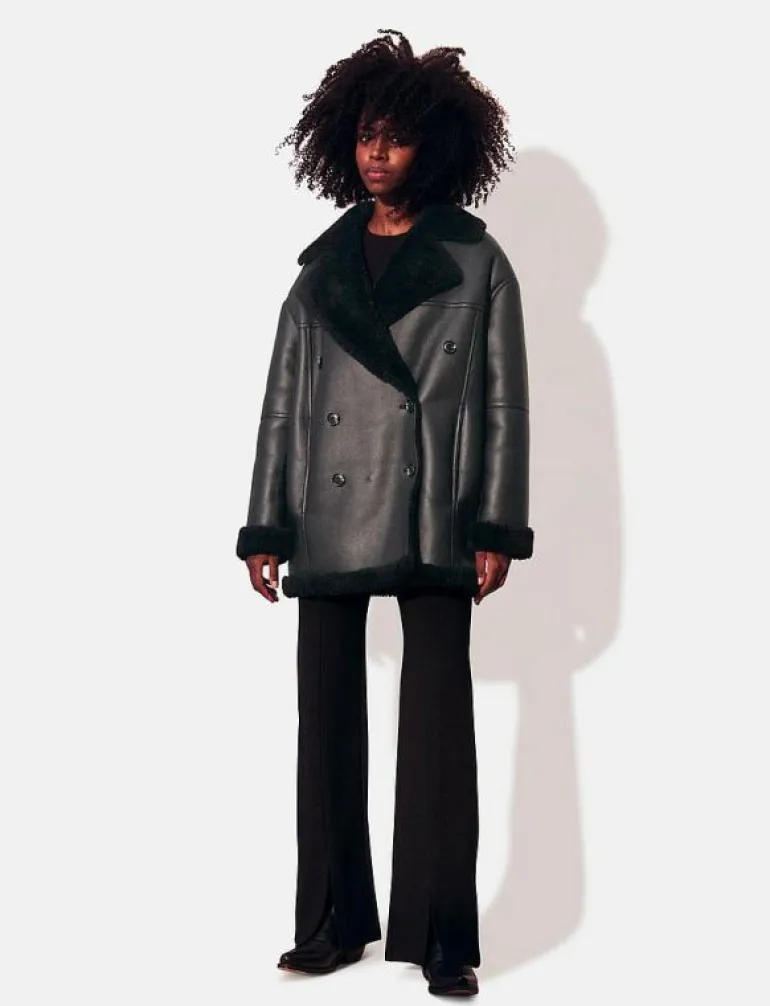 Daniella Faux Shearling Coat - Skinnjackor