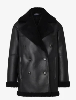 Daniella Faux Shearling Coat - Skinnjackor