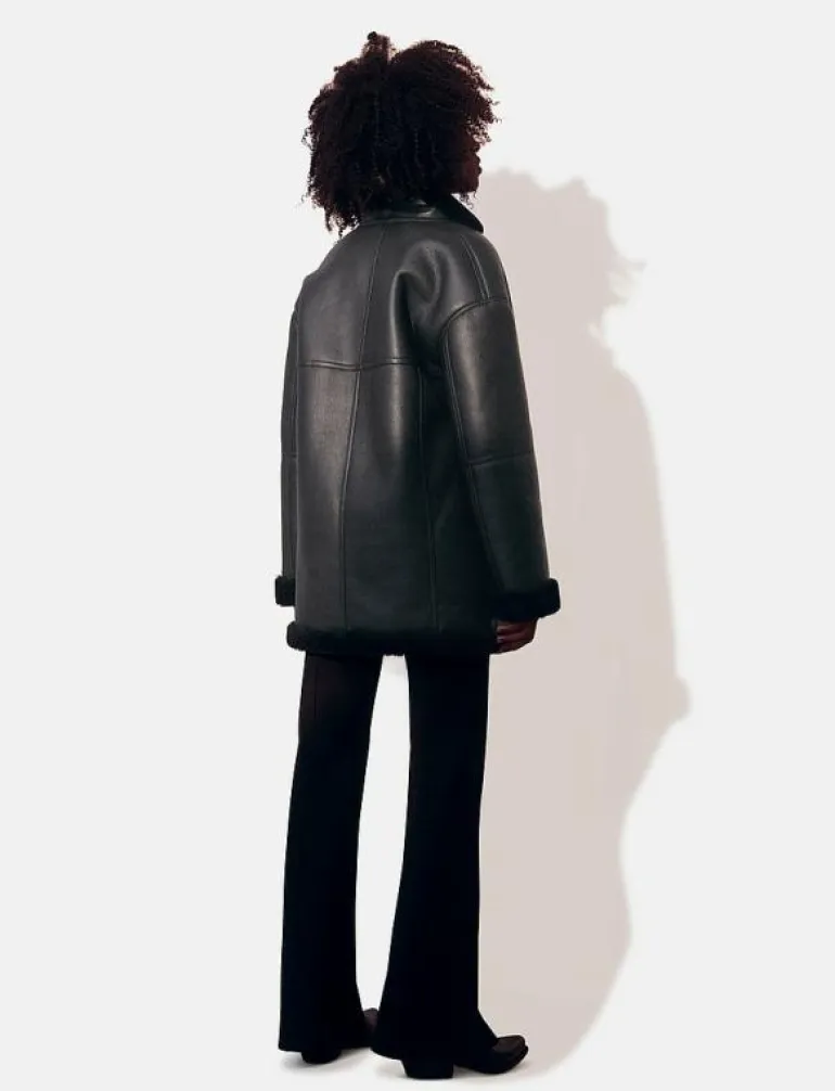 Daniella Faux Shearling Coat - Skinnjackor