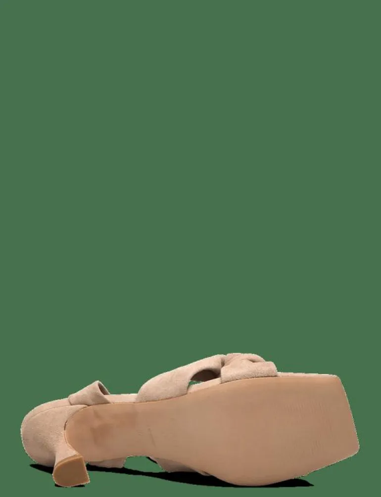 Dante6-Ziya heeled suede sandals - Sandaler