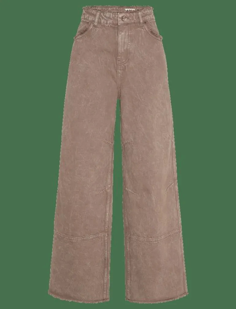 Dawn Trousers Stone Grey Marble - Vida byxor
