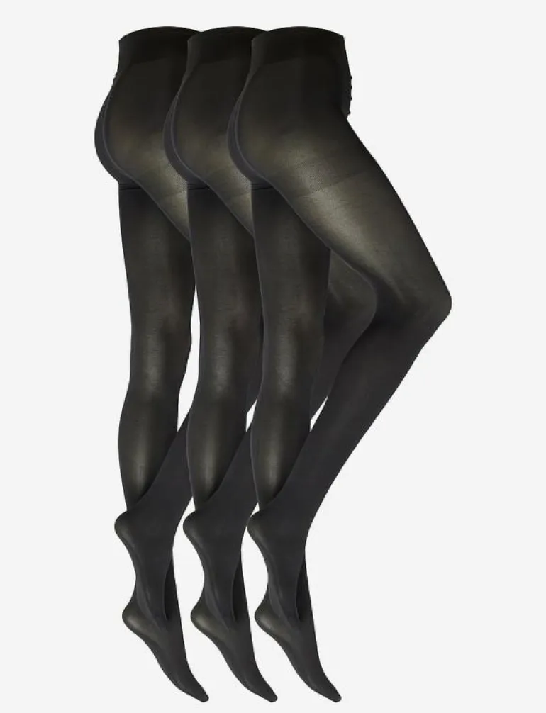DECOY recycled tight 60den 3pk - Strumpbyxor