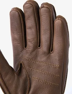 Deerskin Primaloft Rib Black - Fingervantar