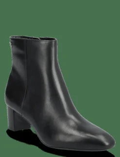 Demi Burnished Leather Bootie - Ankelboots med klack